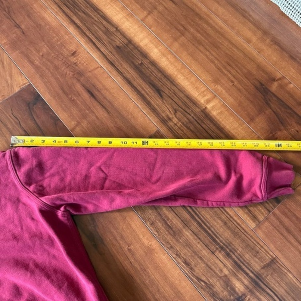 Nike‎ Solo Swoosh Red Cotton Pullover Hoodie Mens Medium - Picture 6 of 6